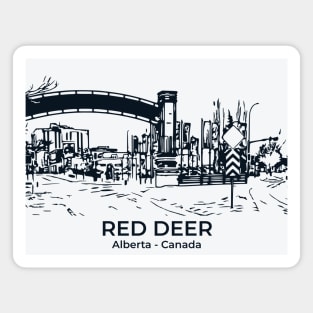 Red Deer - Alberta Magnet